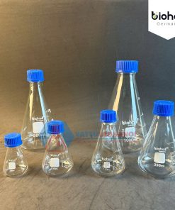 BÌNH TAM GIÁC CÓ NẮP VẶN XANH, HÃNG BIOHALL-GERMANY
