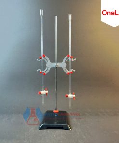 BỘ CHÂN GIÁ THÍ NGHIỆM GẮN KẸP BURET ĐÔI BẰNG HỢP KIM NHÔM, HÃNG ONELAB