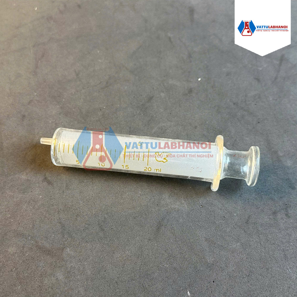 BƠM TIÊM THỦY TINH 20ML DÙNG TRONG Y TẾ