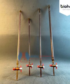 BURETE NÂU KHÓA NHỰA PTFE, HÃNG BIOHALL-GERMANY