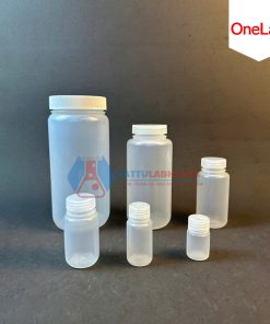 CHAI NHỰA (LỌ NHỰA) ĐỰNG MẪU, LƯU MẪU MÀU TRẮNG, NHỰA PP MIỆNG RỘNG, HÃNG ONELAB