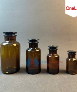 CHAI THỦY TINH NÂU NÚT MÀI MIỆNG HẸP, HÃNG ONELAB