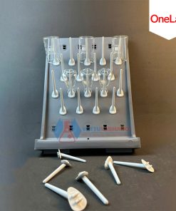 GIÁ PHƠI DỤNG CỤ THÍ NGHIỆM TREO TƯỜNG BẰNG NHỰA 52 VỊ TRÍ, HÃNG ONELAB