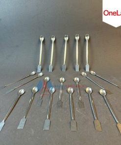 THÌA INOX 1 ĐẦU TRÒN - 1 ĐẦU DẸT LẤY MẪU THÍ NGHIỆM, HÃNG ONELAB